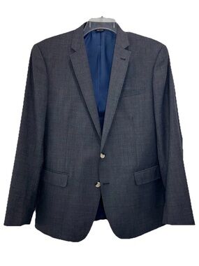 Neiman Marcus Men's Charcoal Two-Button Blazer
